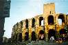 Ancient Roman coliseum in Arles, France