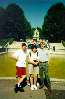 The Mulert family in a park in Dijon, France