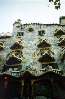 Building with skulls by Antonio Gaudi, Barcelona