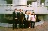 Myself, Elder Lima, Sandra Roldn, Samantha Ramrez de Len, and Juani Huaman outside the Buenos Aires Temple