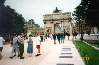 Outside the Louvre, Paris