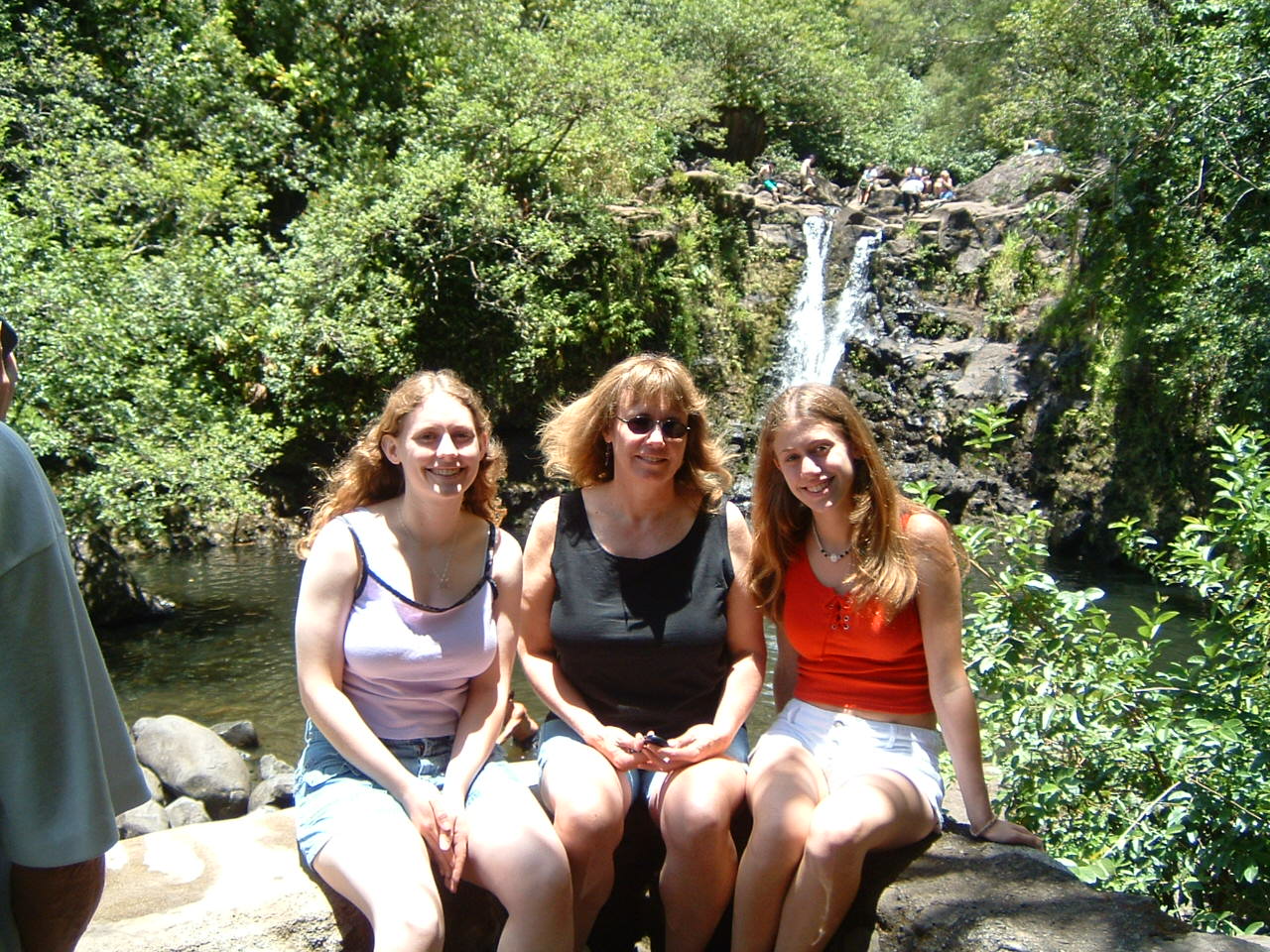 Me, Mom, and Becky in Hawaii 2003